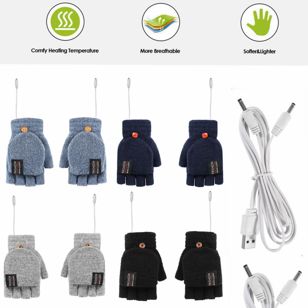 Guantes para sus manos que se conectan con USB para dar Calor, calefacción