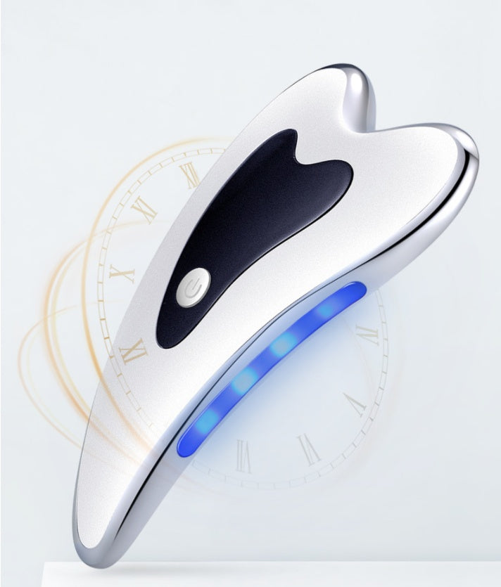 Guasha-masajeador eléctrico recargable por USB, masajeador facial para tratar flacidez y arrugas,