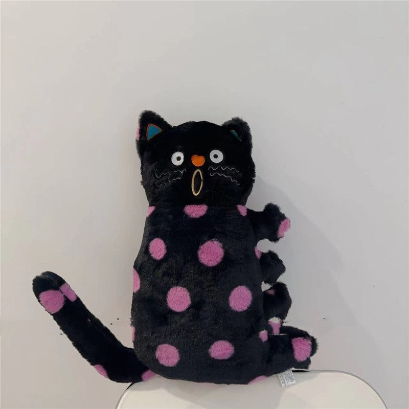 Cojín de sofá para sala de estar con linda almohada de gato