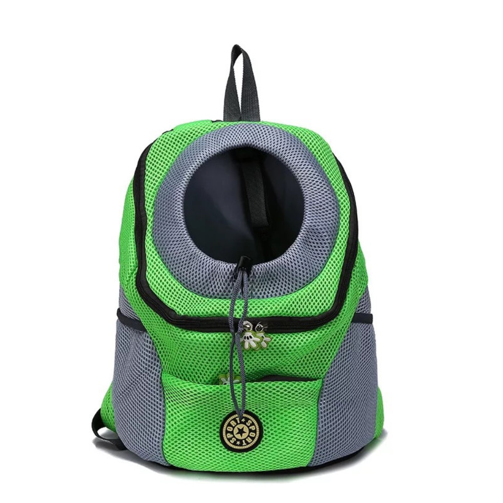 Trasportín para perros, mochila para perros, doble hombro, portátil, para viaje