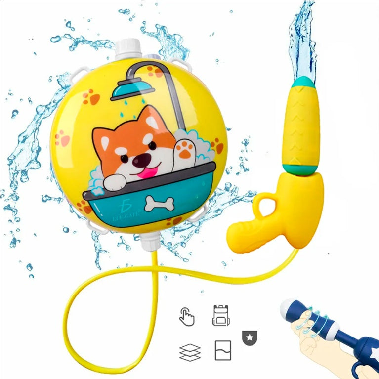 Pistola de Agua con Mochila para Niños 2L – Largo Alcance, Antifugas y Diversión por Horas