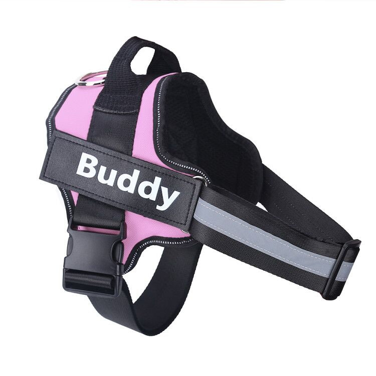 Arnés para perro personalizado, sin tirones, reflectante, transpirable, ajustable