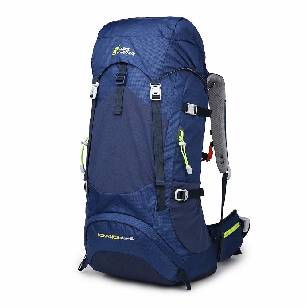 Mochila De Senderismo De Marco Interno 50\/60l Mochila de acampar, Mochila multifunción con Cubierta de Lluvia