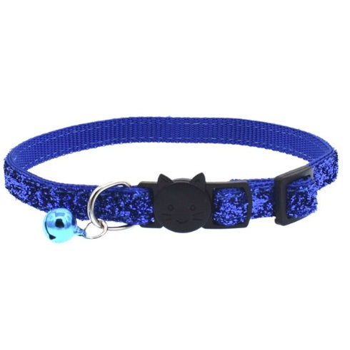 Collar para gato elastizado, lindo collar con cascabel colorido, cascabel para mascota
