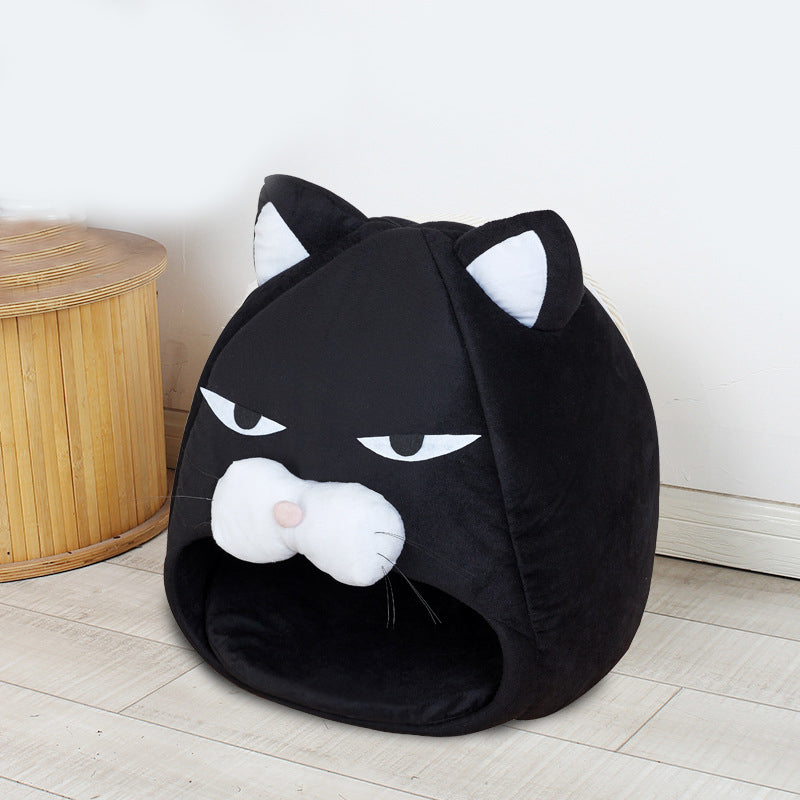 Cama casa de gatos, nido para dormir, cama para mascotas pequeñas