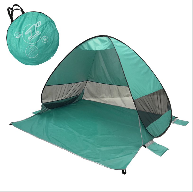 Tienda de playa, cómoda y fácil de armar, protección de rayos uv y vientos del mar; de fácil manejo, resistente al agua, arena y cualquier afectación natural del ambiente