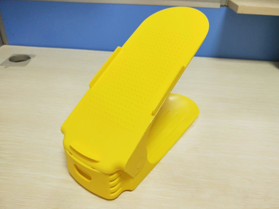 Organizador de Zapatos Doble Ajustable – Soporte de Almacenamiento Vertical ahorro 50%