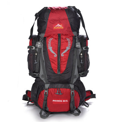 Mochila de montañismo profesional 80L85L mochila al aire libre viaje senderismo al aire libre camping burro tiendas de campaña bolsa