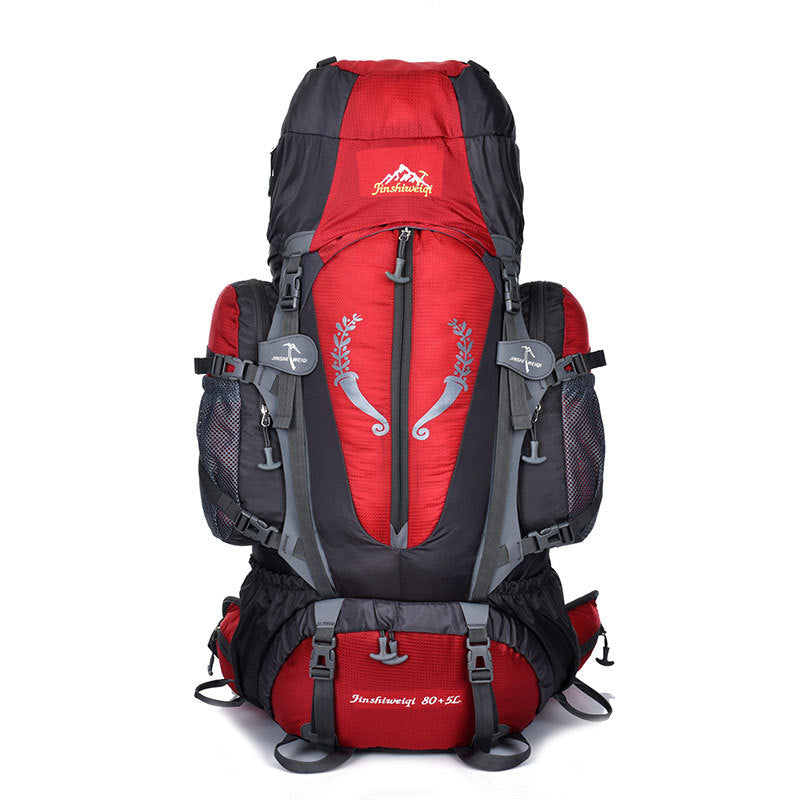 Mochila de montañismo profesional 80L85L mochila al aire libre viaje senderismo al aire libre camping burro tiendas de campaña bolsa