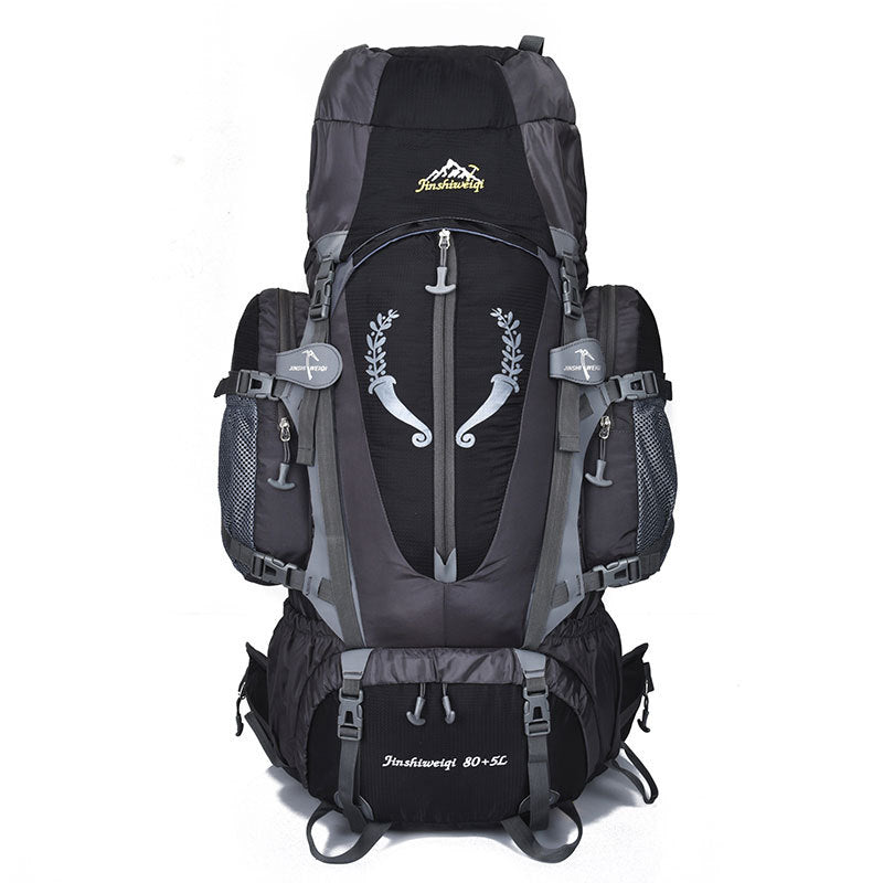 Mochila de montañismo profesional 80L85L mochila al aire libre viaje senderismo al aire libre camping burro tiendas de campaña bolsa