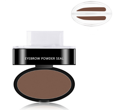 Kit de plantillas para tintar y sellar cejas en polvo, cosméticos, maquillaje profesional, resistente al agua, sellos para cejas, realzadores de cejas.