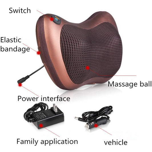 Dispositivo por infrarrojos para masajear cuello, hombros, espalda, cuerpo, masajeador Shiatsu,