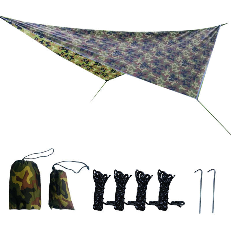 Carpa exterior con dosel de diamantes, toldo de tela para exterior