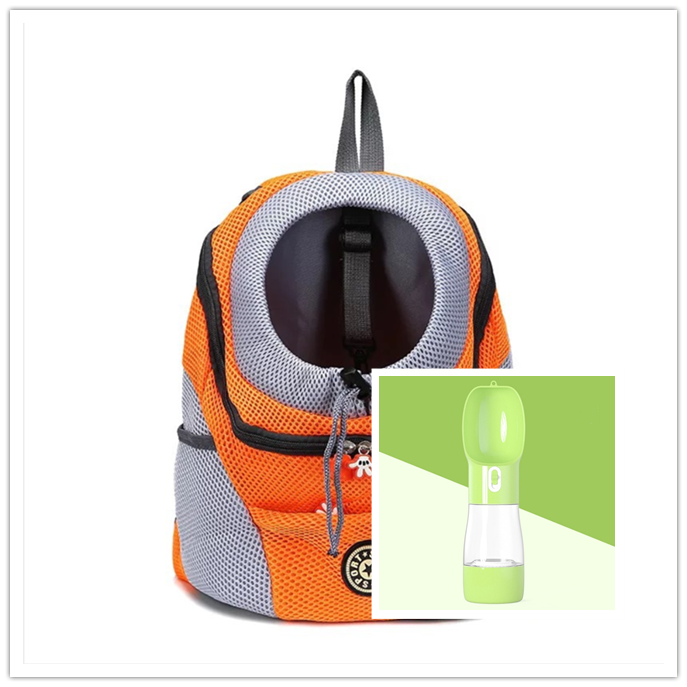 Trasportín para perros, mochila para perros, doble hombro, portátil, para viaje