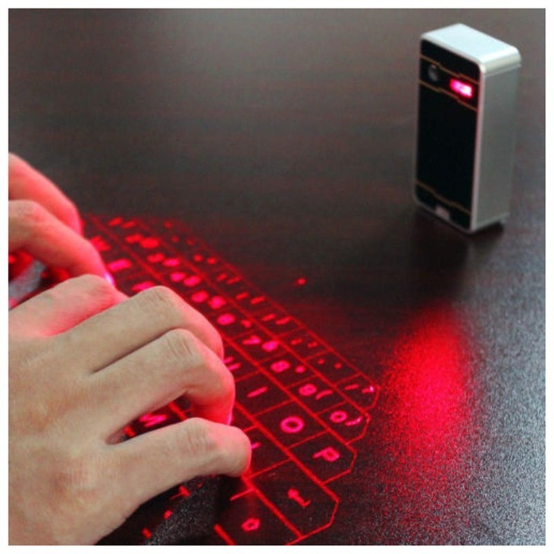 Teclado láser inalámbrico Bluetooth, PLUG and PLAY, sistema operativo: para Windows, iOS, Android, para Mac OS