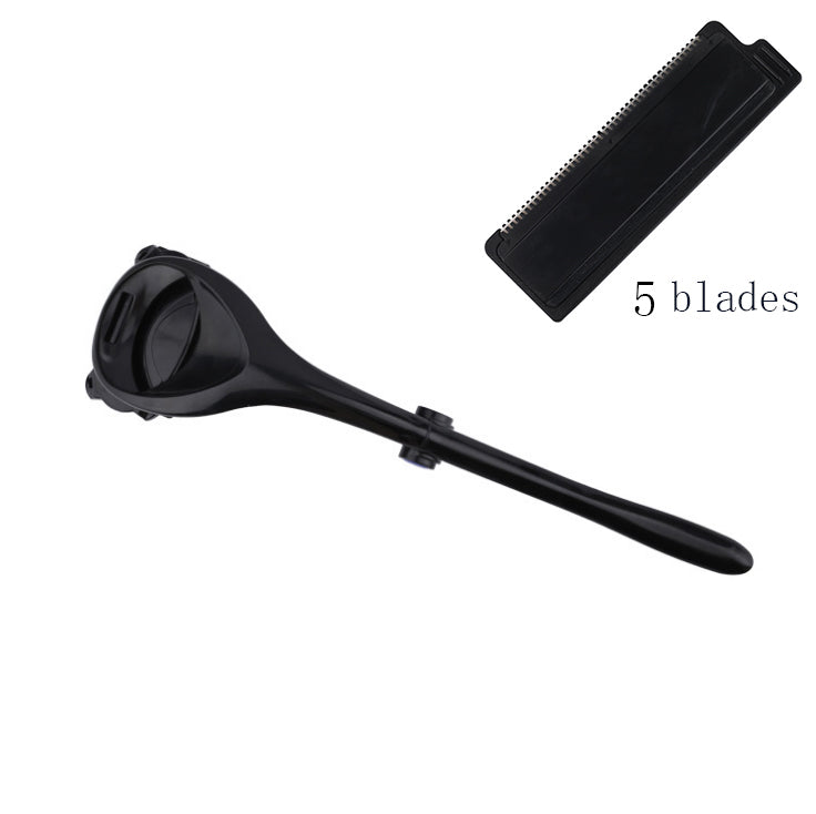 Afeitadora de espalda para hombres 2,0, afeitadora de pelo de espalda, cuchilla de dos cabezales, afeitadora para piernas y cuerpo