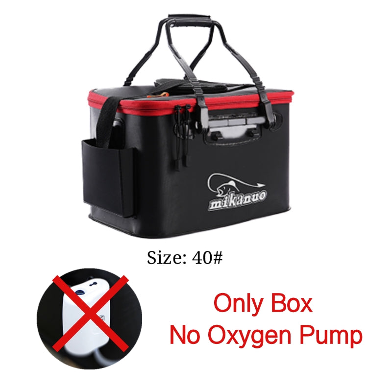 Bolsa de pesca portátil EVA, caja de pesca gruesa plegable, tanque, cubo, aparejos de pesca para acampar,