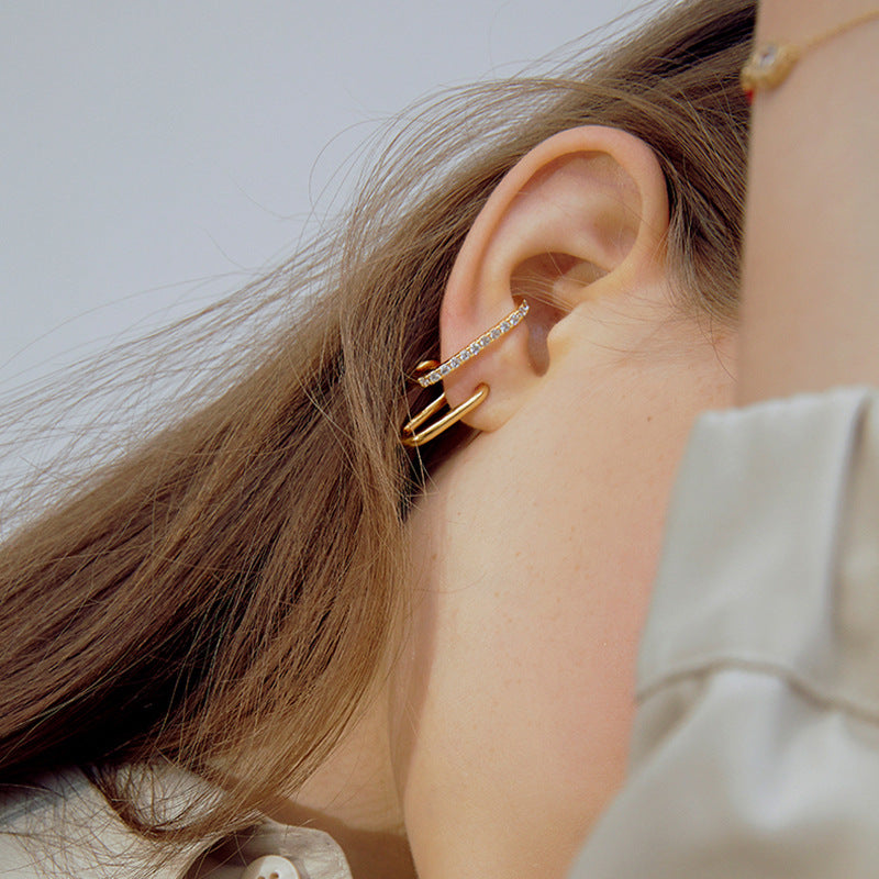 Aretes Geométricos con Zirconia | Brillo Moderno y Sofisticado