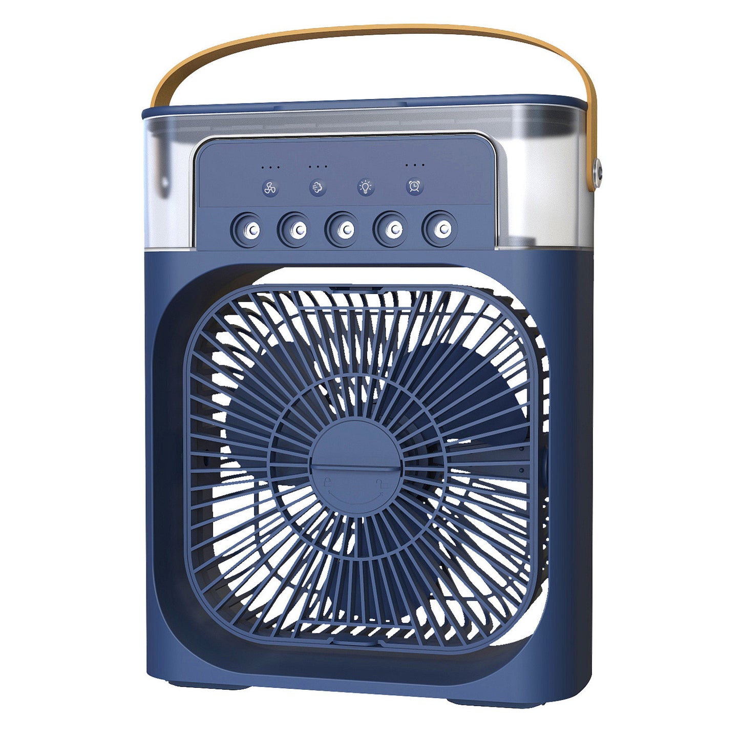 Humidificador de aire 3 en 1, ventilador USB de refrigeración, luz LED nocturna, niebla de agua
