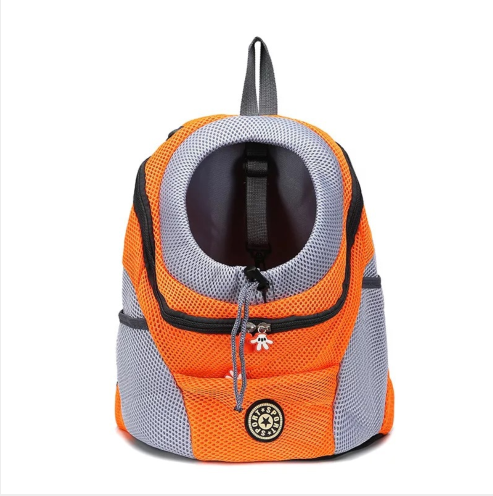Trasportín para perros, mochila para perros, doble hombro, portátil, para viaje