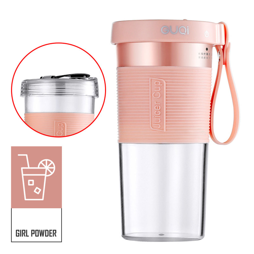 Mini licuadora portátil recargable por USB, exprimidor de frutas eléctrico, batidora de cocina, botella deportiva ligera, licuadora multifunción