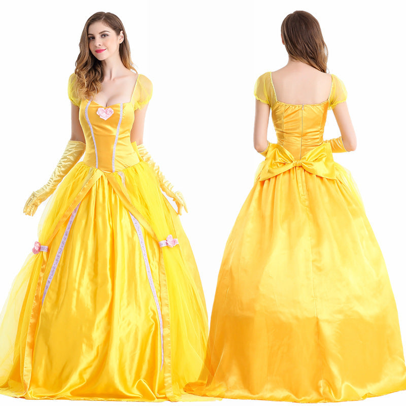Disfraz de Princesa para Mujer š ā Vestido Especial y Guantes a Juego