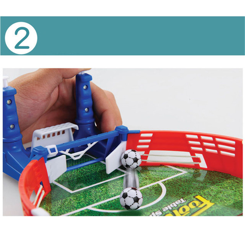 Mini juego de mesa de fútbol, juego de mesa, juguetes de fútbol para niños, deporte educativo, juegos de mesa portátiles al aire libre, juguetes de pelota