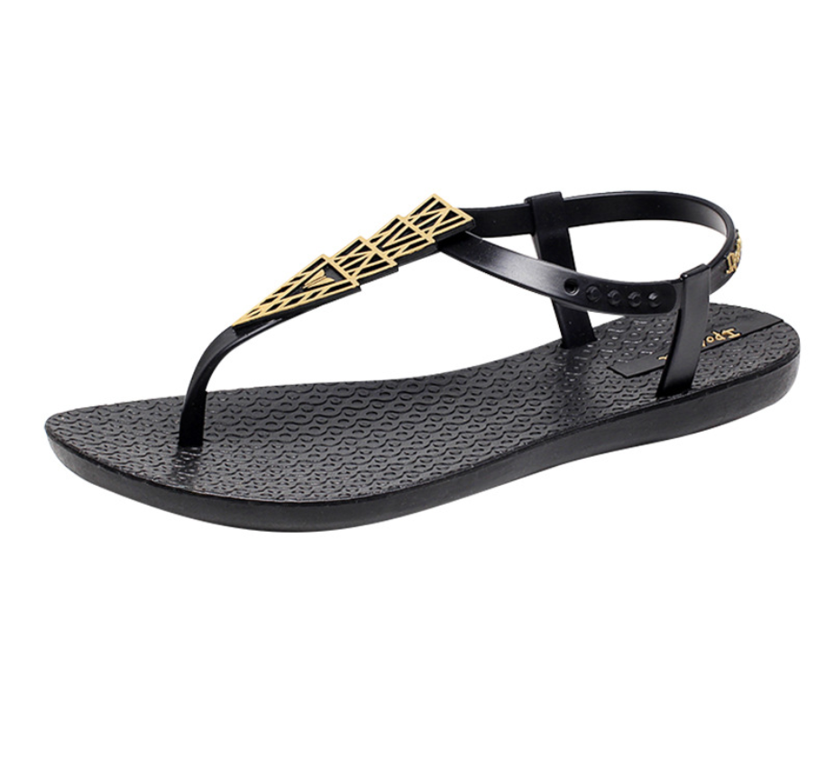 Sandalias de playa; chatitas de playa para mujer, sandalias de suela livianas y cómodas al andar.