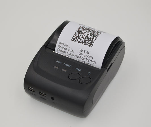 Impresora portátil Bluetooth, impresión de facturas de TAXI, impresión de recibos