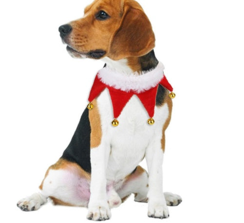 Lindo disfraz de perro y gato, capa navideña, disfraz de Halloween