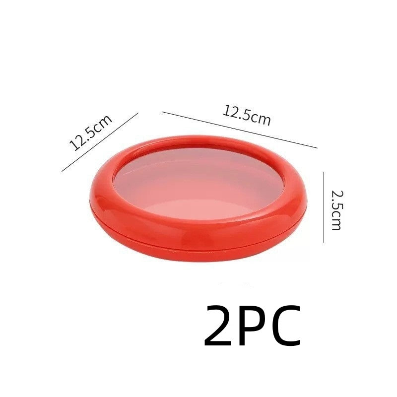 Cajas con película transparente para conservar frutas y verduras frescas, utensilios de cocina