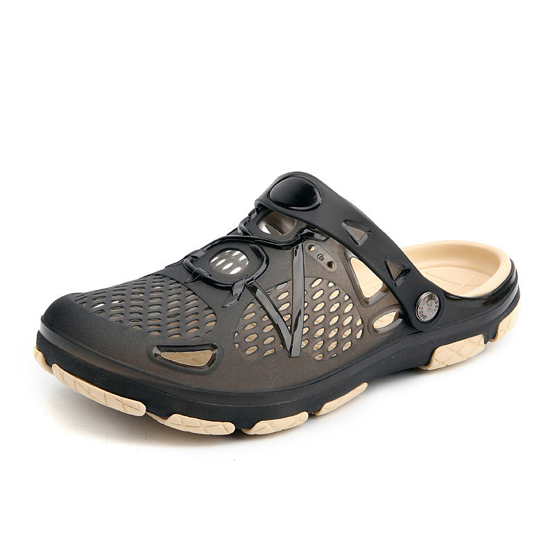 Tenis de agua para hombres, zapatos de agua ideales para reposo al aire libre; chanclas de agua antideslizantes y ligeras