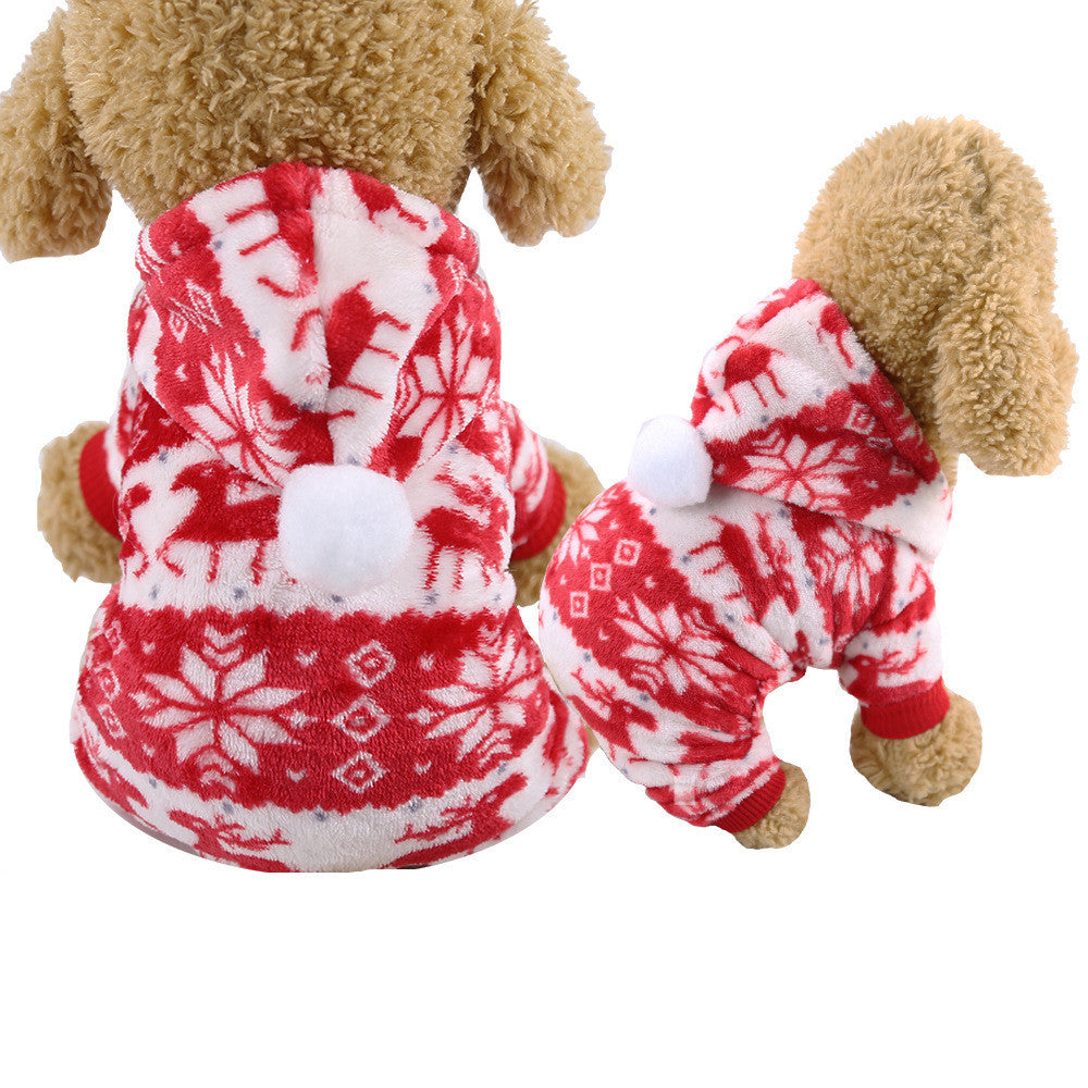 Ropa navideña para mascotas cálida y todos los talles
