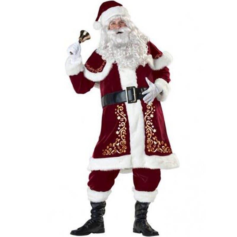 Traje espectacular de Santa Claus para parejas, Santa Claus y Mamá Claus. traje de Papá Noel para el y ella, divertido y de alta calidad