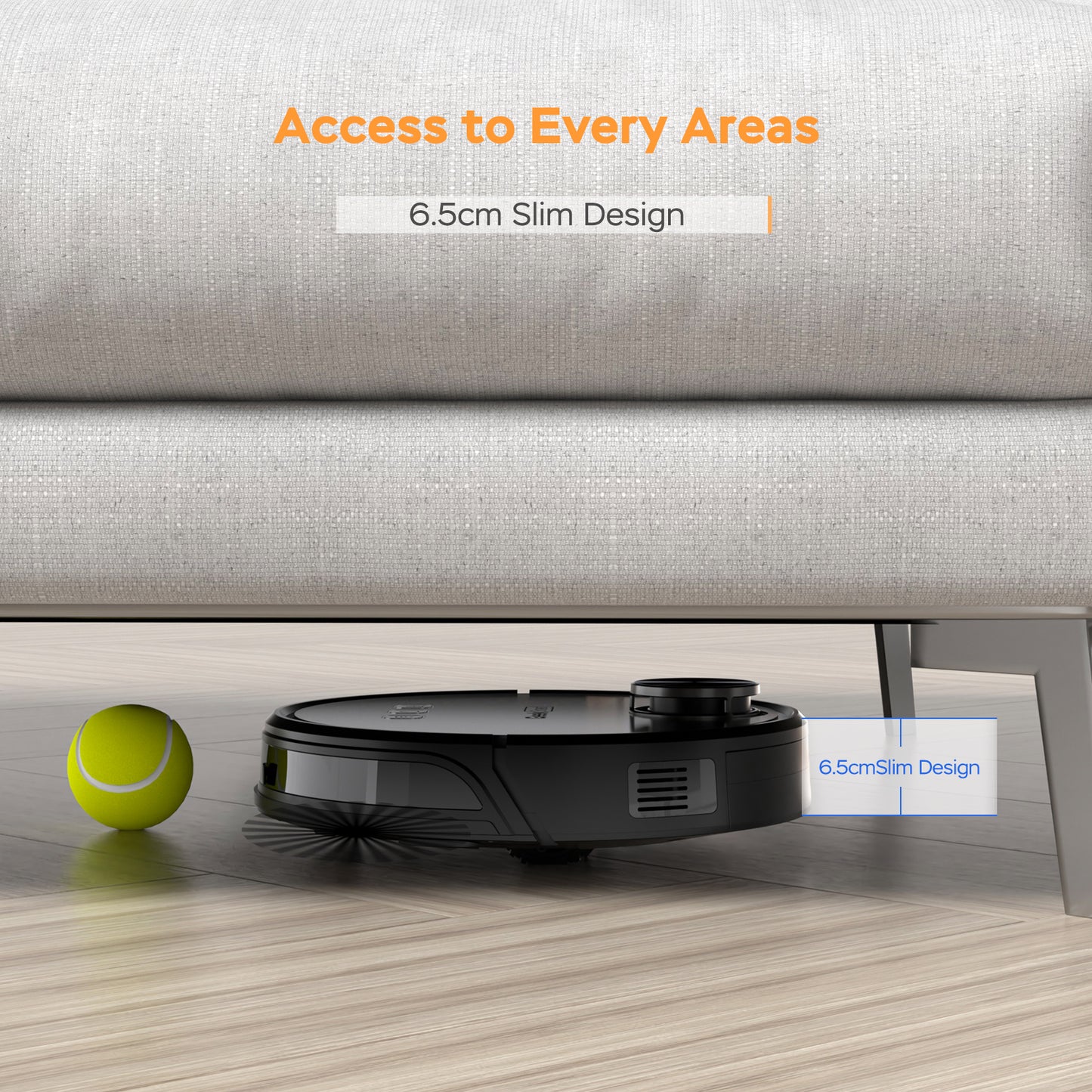 Robot aspirador y trapeador Geek Smart L8, navegación LDS, aplicación conectada a Wi-Fi, limpieza selectiva de habitaciones, succión MAX 2700 PA, ideal si tienes mascotas y hogares más grandes.