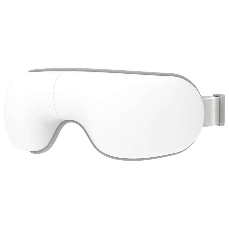 Masajeador de ojos con compresas calientes y música con vibración.