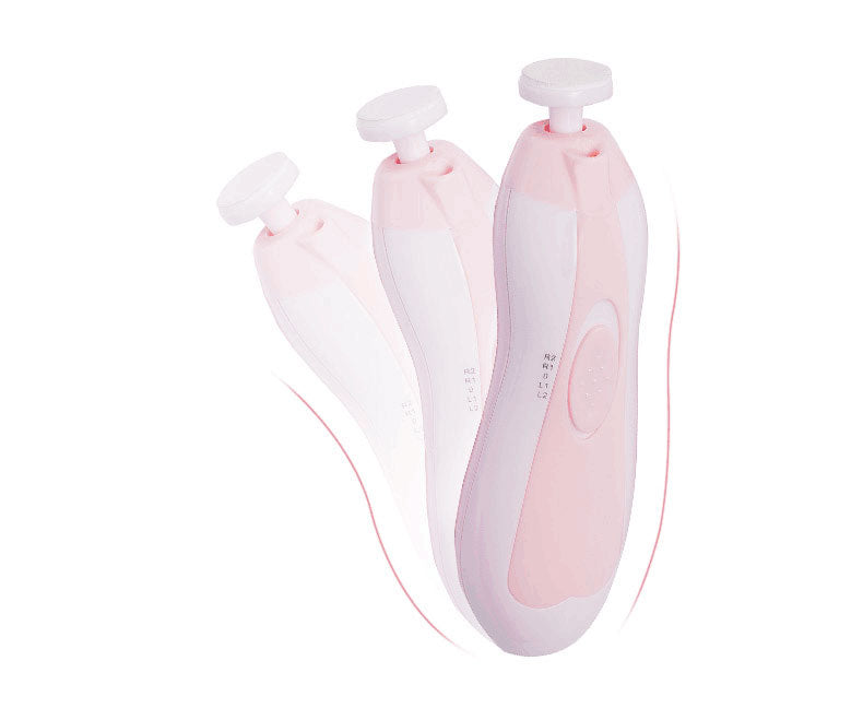 Pulidor de uñas eléctrico multifuncional anti arañazos para bebés y niños, recortadora 6 en 1 eléctrica