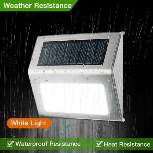 Luz solar para escalera del pasillo, del patio, de jardines, en acero inoxidable para exteriores