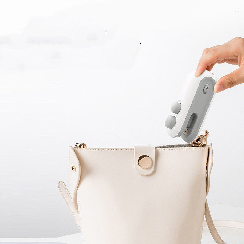 Pieza Mini Sellador Portátil De Bolsas De Plástico Para La Cocina, Máquina de sellado pequeña y portátil