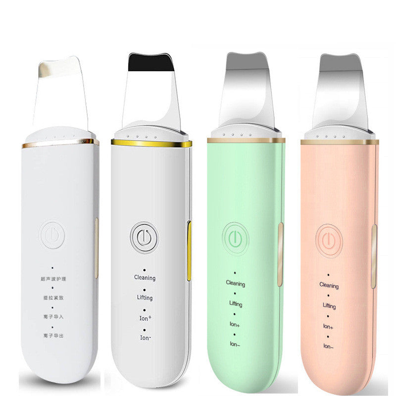 Maquina de peeling y limpiadora facial ultrasónica elimina los puntos negros faciales, salud para el rostro
