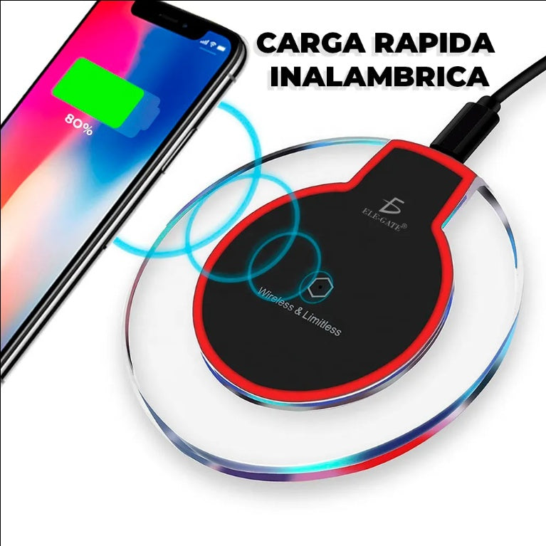 Cargador Inalámbrico Universal Qi CH.71 – Rápido, Compacto y Compatible con Todo