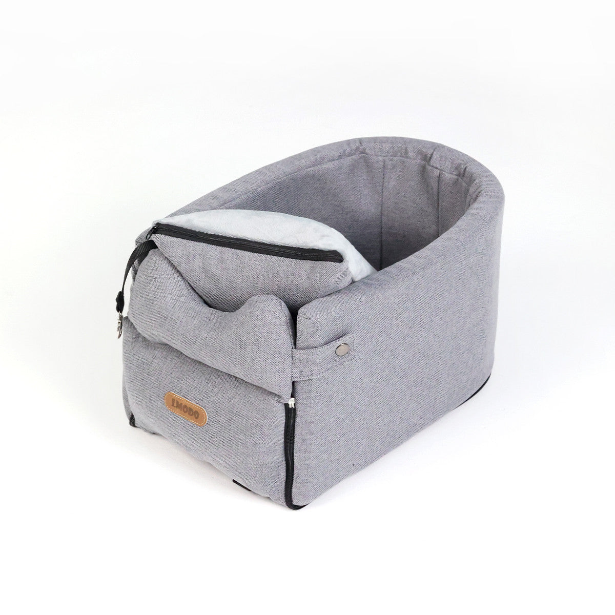 Asiento de coche para perros Car Central, cama portátil para perros pequeños y gatos, bolsa de seguridad