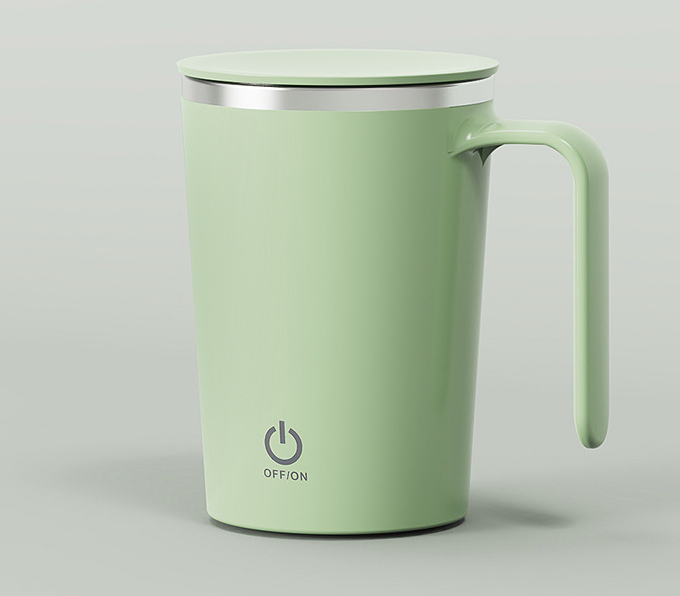Taza mezcladora eléctrica de cocina, taza mezcladora automática, taza de agua magnética