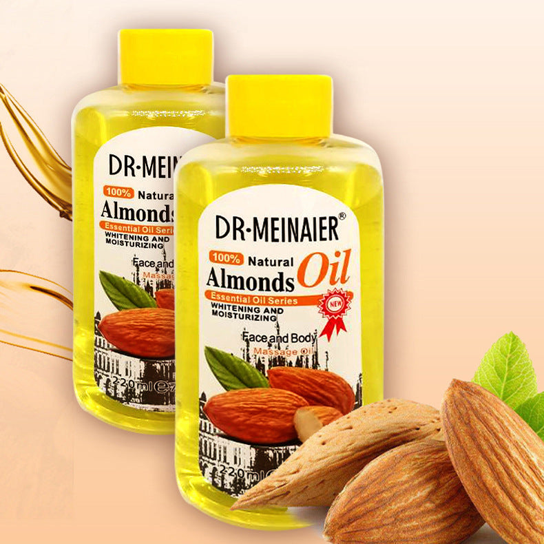 Aceite hidratante par masaje corporal de coco, almendra, argán reparador, máxima calidad