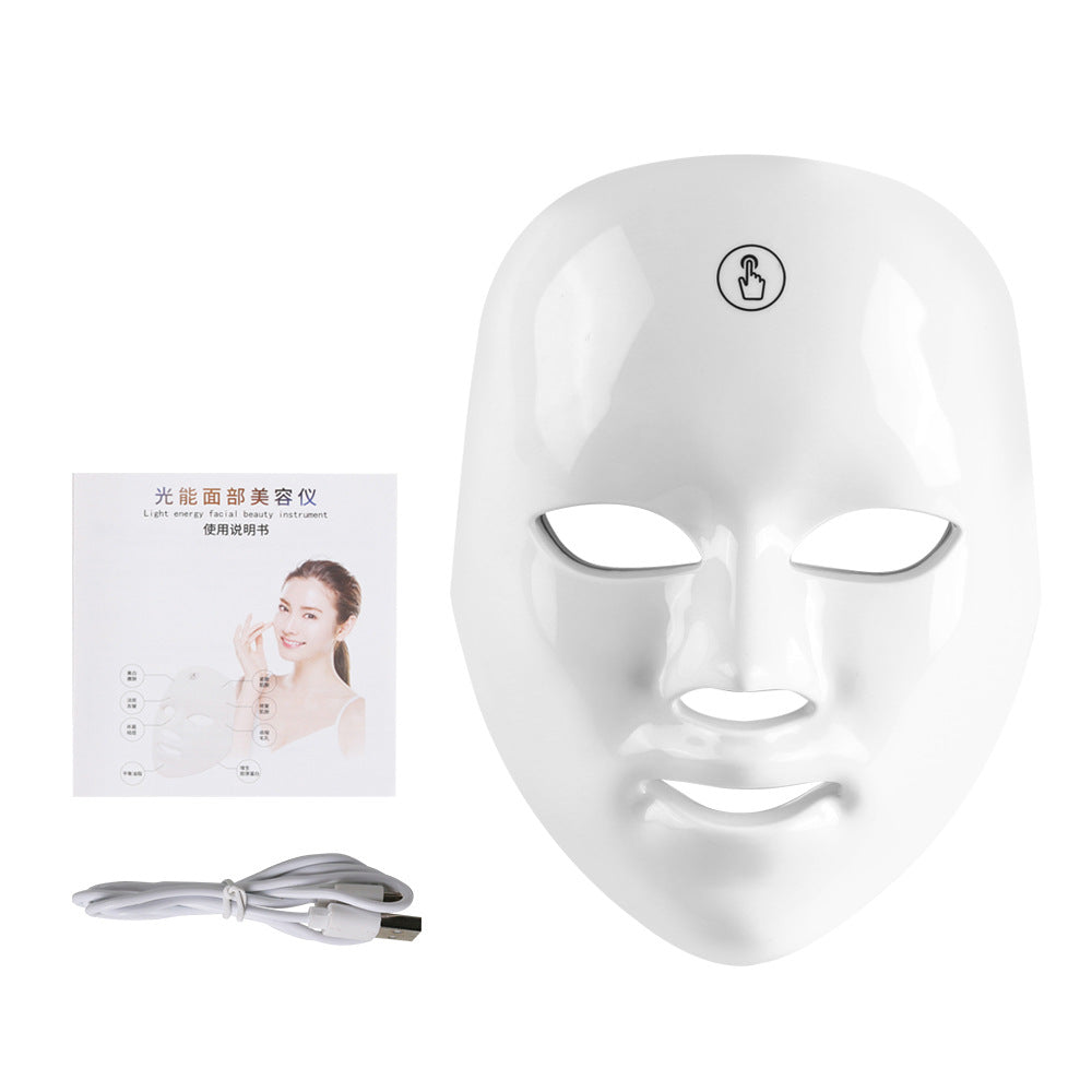 Máscara LED 7 Colores | Spa Facial Inteligente en tu Hogar
