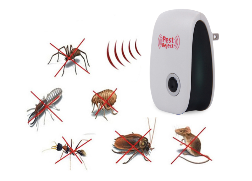 Repelente electrónico ultrasónico, saludable, recargable, repelente de mosquitos, insectos, repelente de ratones, práctico enchufe
