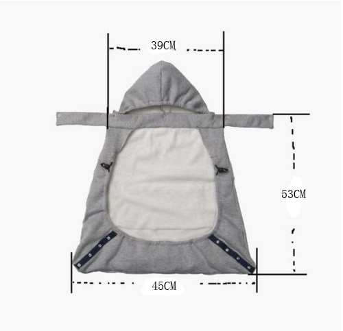 Mochila a prueba de viento para bebé, manta, portabebés, soporte para mamás, traslado de bebés y protección para viento y frío.