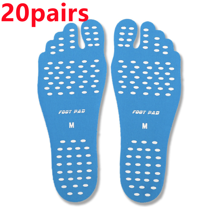 Calzado Invisible para playa, sandalias, plantillas adhesivas para playa, almohadillas antideslizantes para hombres y mujeres