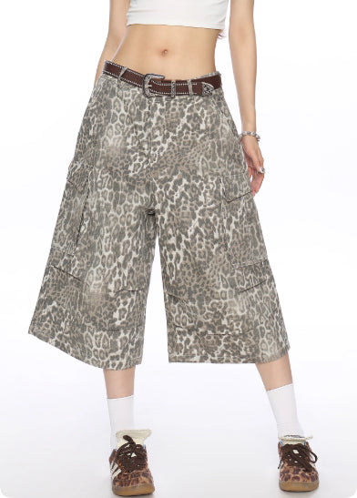 Jean Cargo Estampado Leopardo | Verano con Actitud