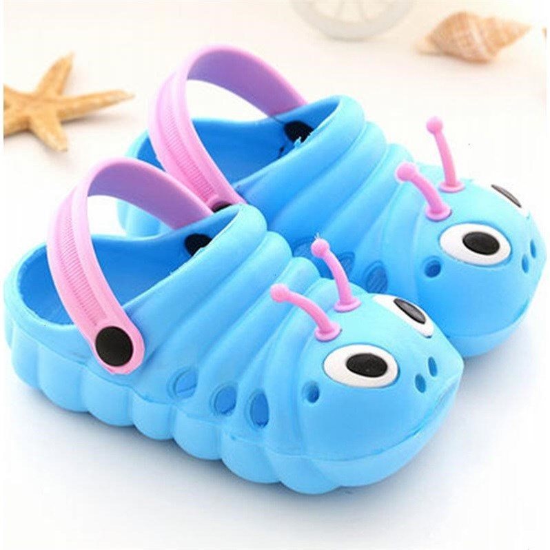 zapato de playa para niños, tenis de playa para los más chiquitos de la casa, hermosos motivos gusanito